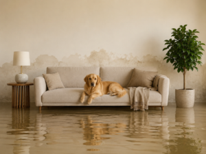 commercial water damaged restoration